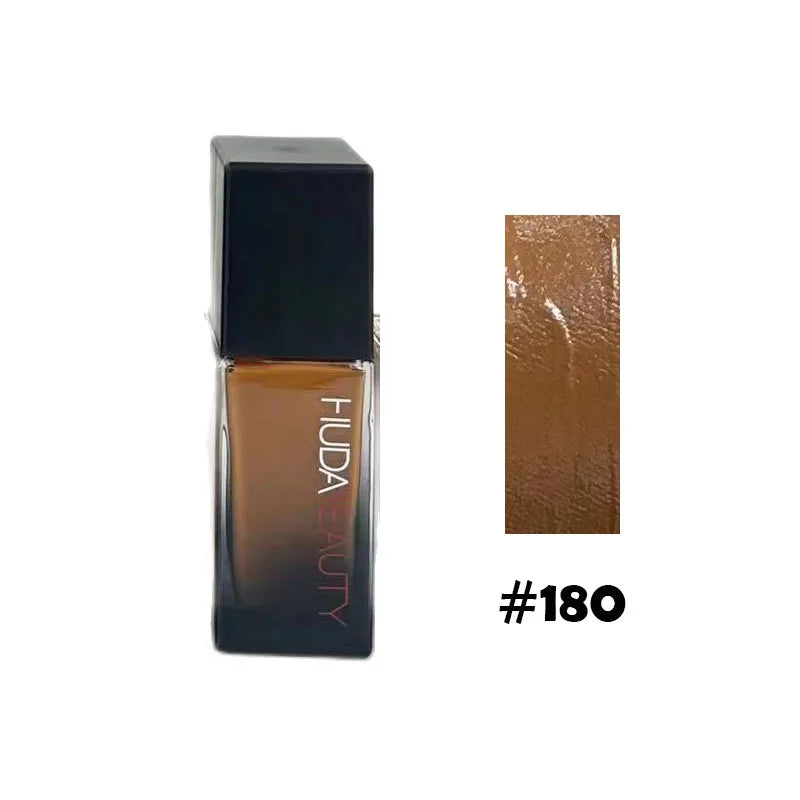 34ml Flawless HUDA 9 Color Foundation Matte Concealer Nourishing Long-Lasting Facial Base Makeup Conceale Breathable Cosmetic