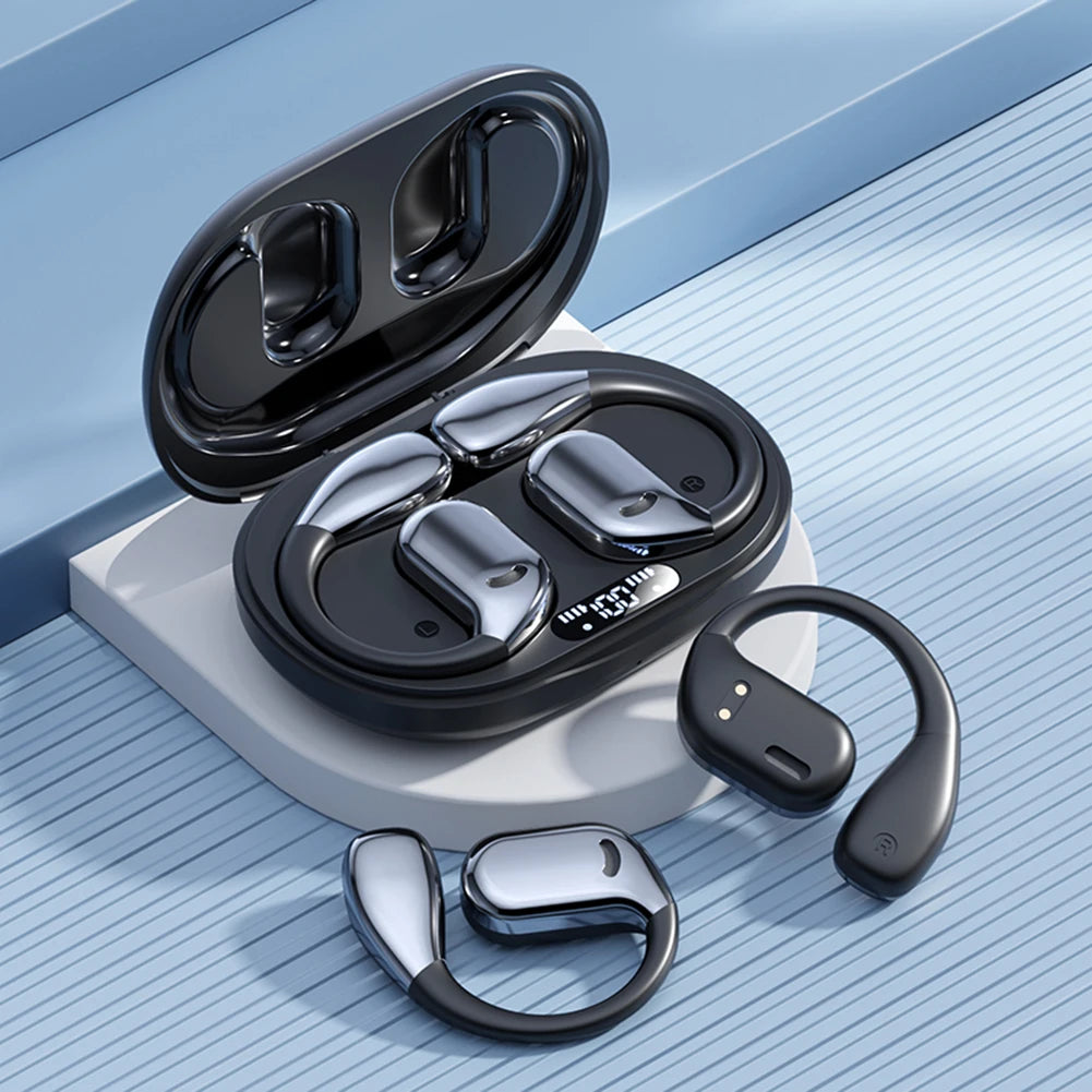 AI Translator Earphone Bluetooth-Compatible 5.4 Real-time Translation Earbuds Wireless Headphones for Office Business Learning
