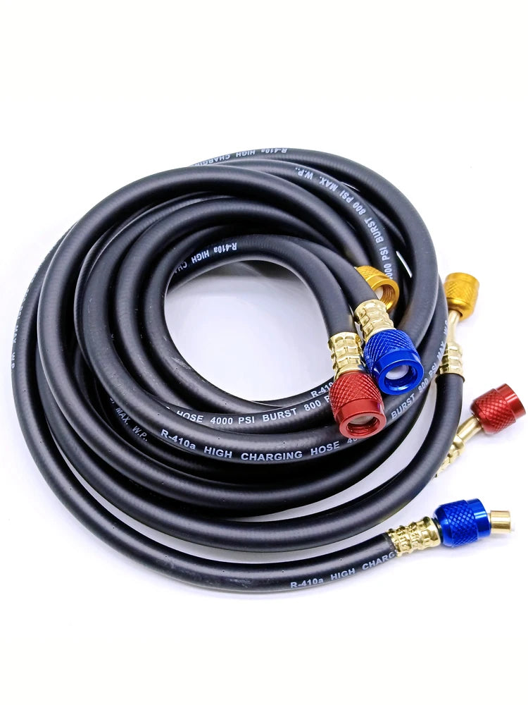 r134a R410A AC Refrigerant Charging Hoses HVAC Air conditioning tool car silicone hose pipe Air Condition System Maintenance