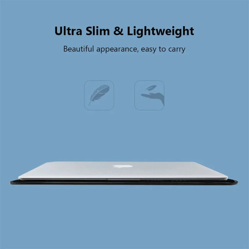 Crocodile Leather Flip Case Bag Laptop Sleeve for Macbook Air 13 14 15 16 Inch M5 M4 M3 M2 Chip Mac Book Pro Cover Accessories