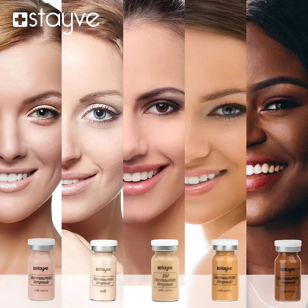 Korea Stayve BB Cream Glow Skin Booster Ampoule Kit Niacinamide/Salmon DNA  Face Foundation Moisturizing Cream Skin Care Beauty