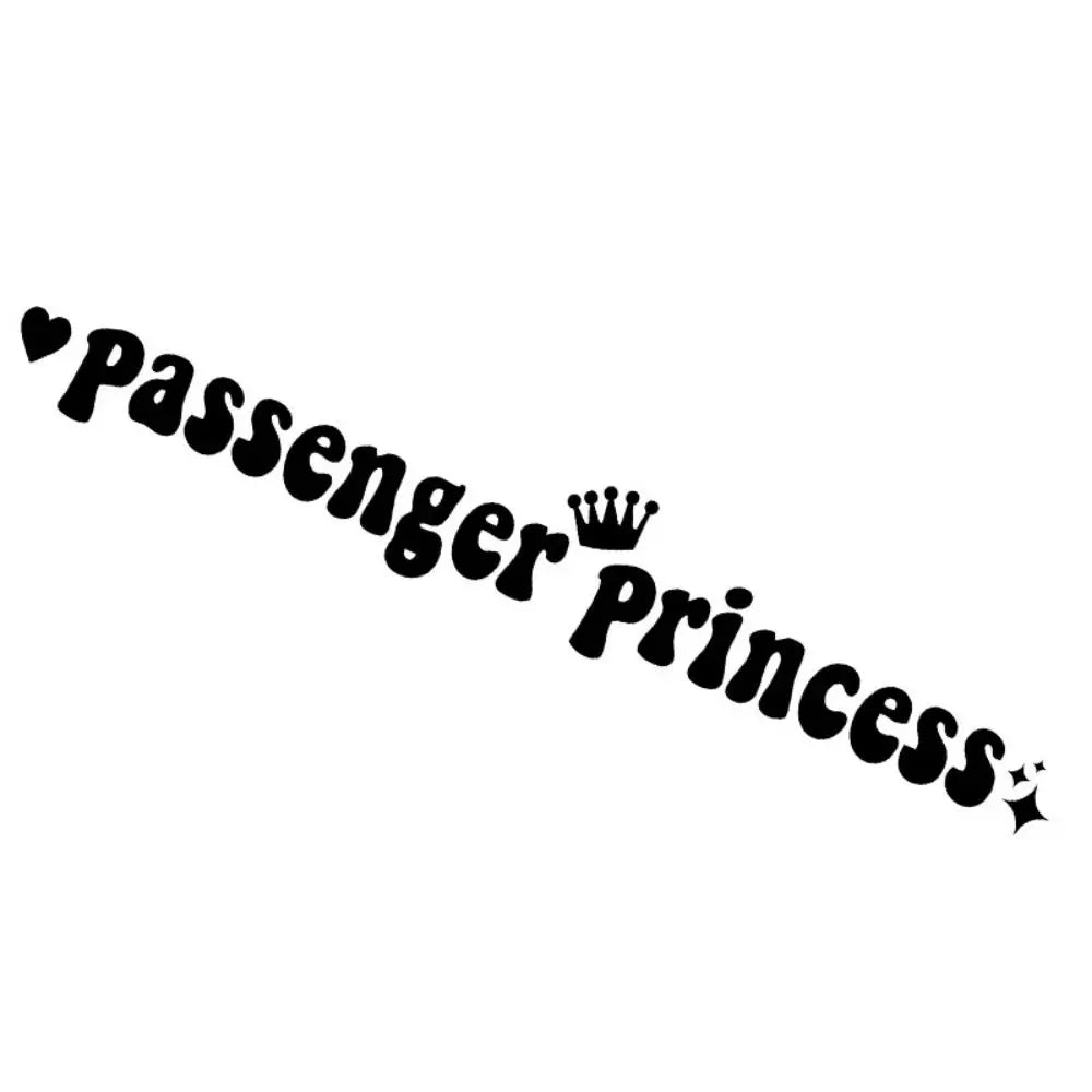 Passenger Princess Passenger Princess Car Stickers Self Adhesive Reflective Passenger Princess Sticker Personality Funny