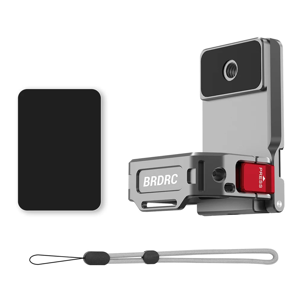 BRDRC Multi-Function Expansion Magnetic Mount for DJI Osmo Pocket 3,Aluminum Alloy Base,Pocket 3 Quick Release Accessories