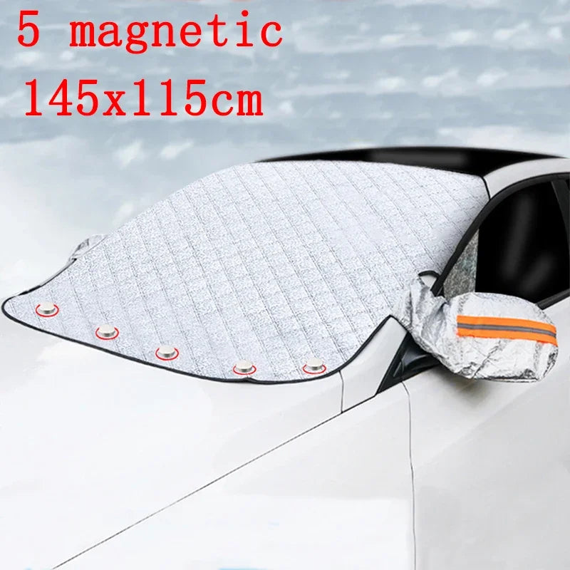 Winter Car Snow Shield Shade Front Windshield Anti-frost Antifreeze Sunshade Cover Sun Shade Protector Auto Exterior Accessories