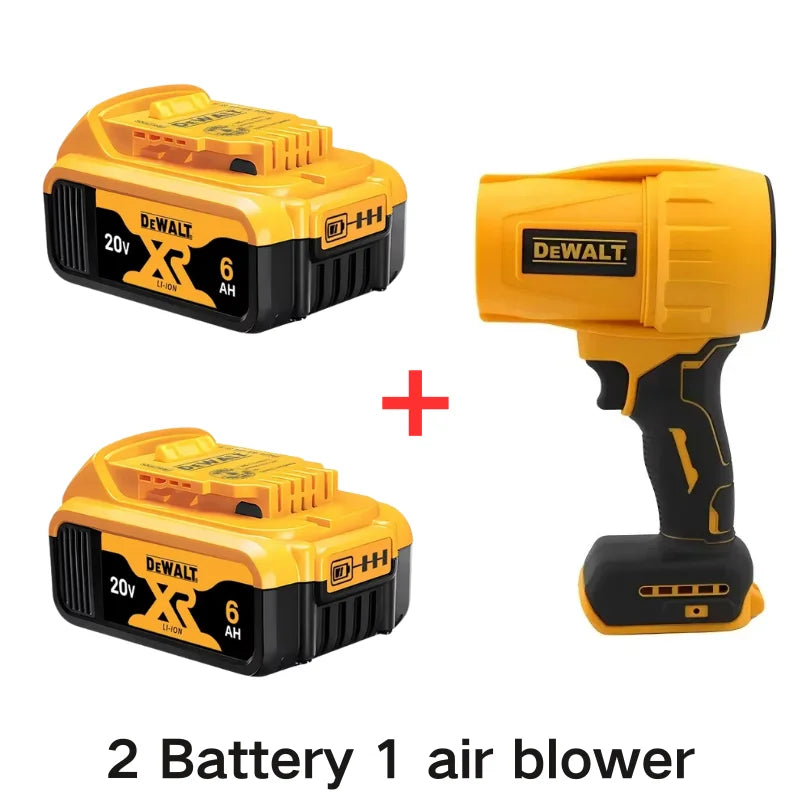 Dewalt  Brush Air Hair Dryer Wireless Turbo Fan Handheld Violent Fan Dryer 20V Rechargeable Dust Removal Tool