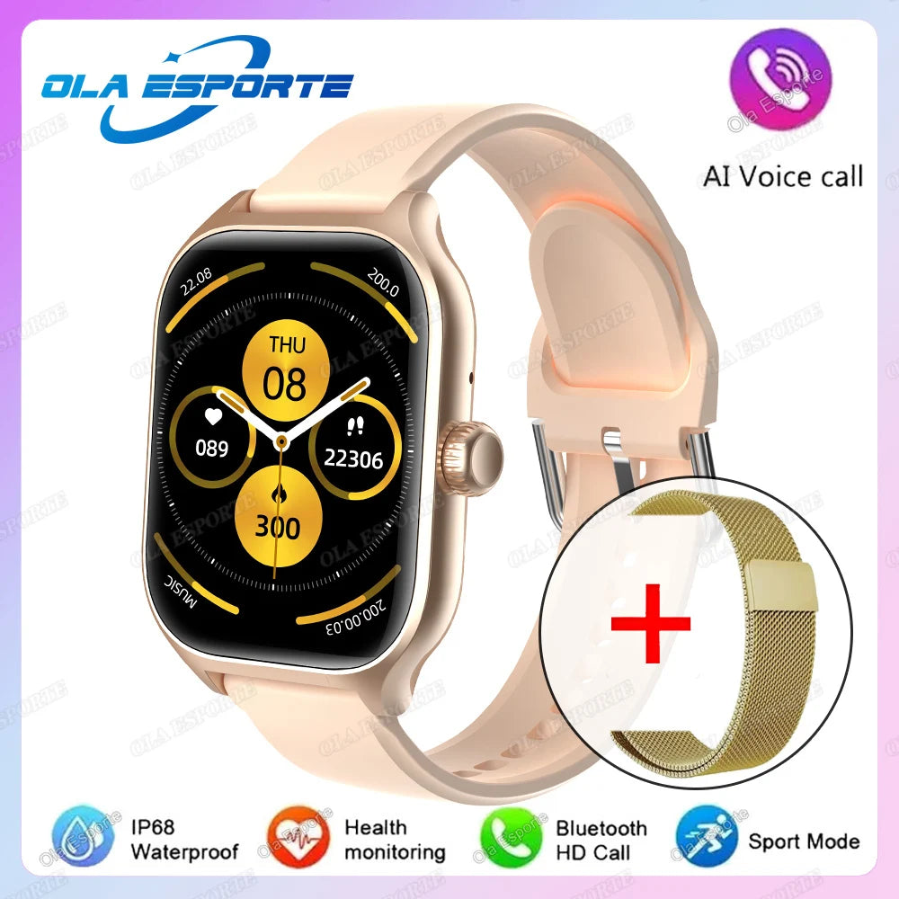 2025 New Military Smart Watch Men IP68 5ATM Outdoor Sports Fitness Tracker Health Monitoring 2.01Inch Bluetooth Call Smartwatch