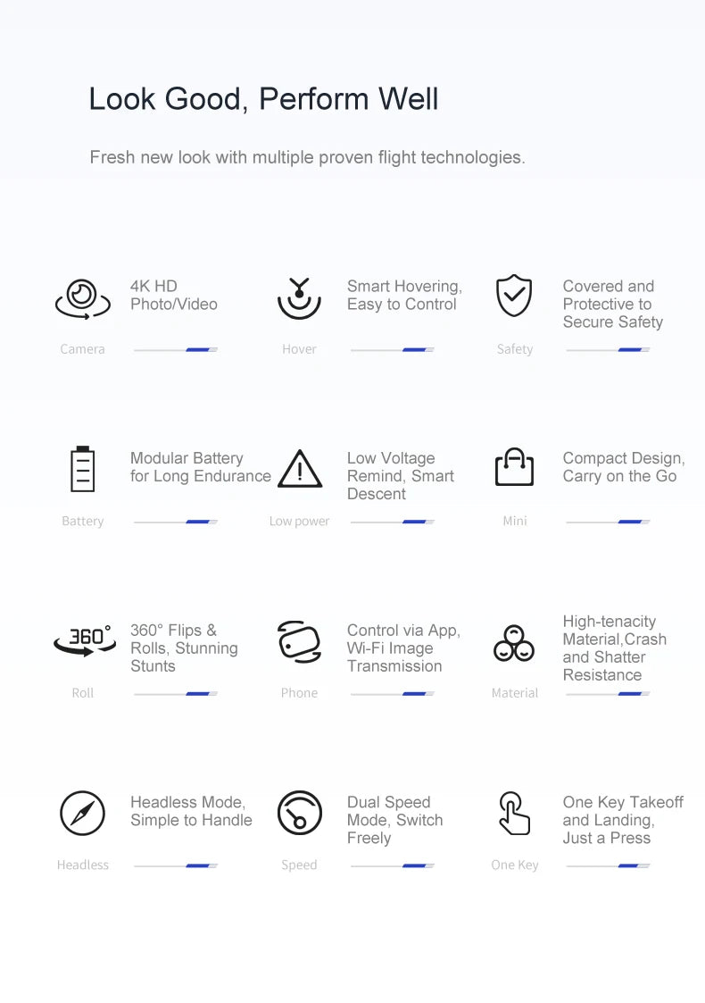 Mini Drone With 4k Professional Camera Air Hover 360° Roll Wide-Angle Camera Portable Long Life Remote Control Helicopter Toy