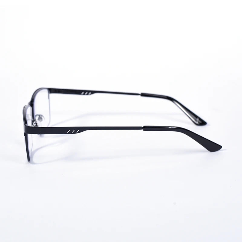 2025 NEW Men Blue light blocking Reading Glasses for Men Metal Full Frame Readers Magnifier Presbyopia Lens Eyewear +75+100+125