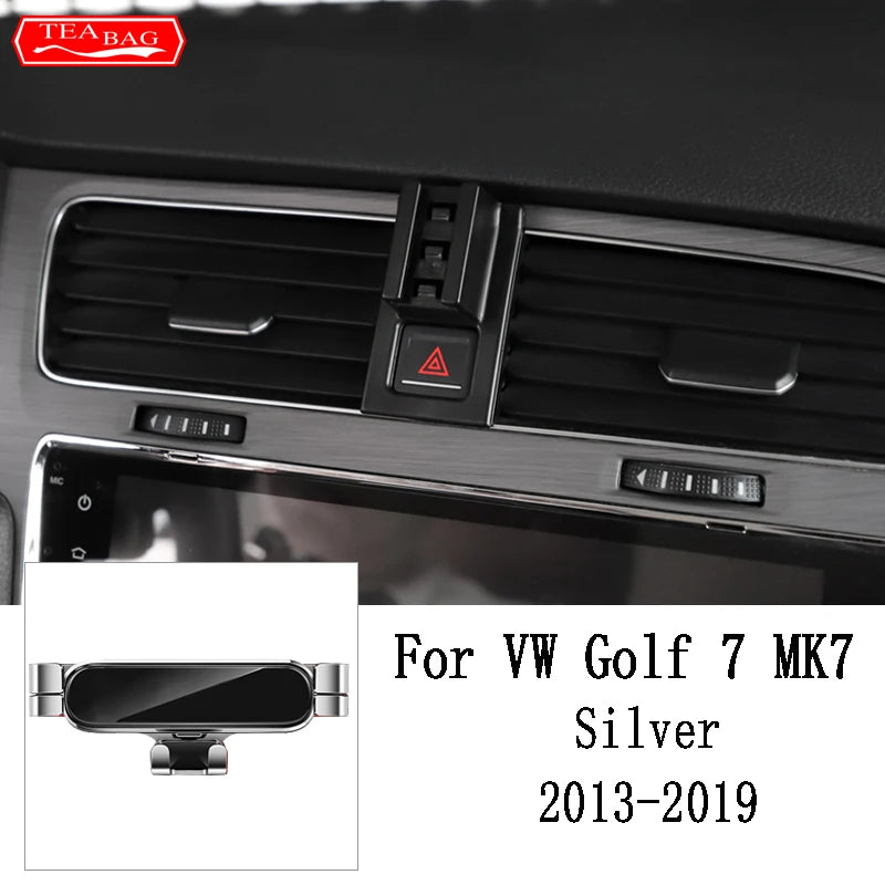 Adjustment Car Phone Holder For Vw Volkswagen Golf 7 Mk7 2013-2019 Golf 8 Mk8 2020-2022 Air Vent GPS Gravity Stand Special Mount