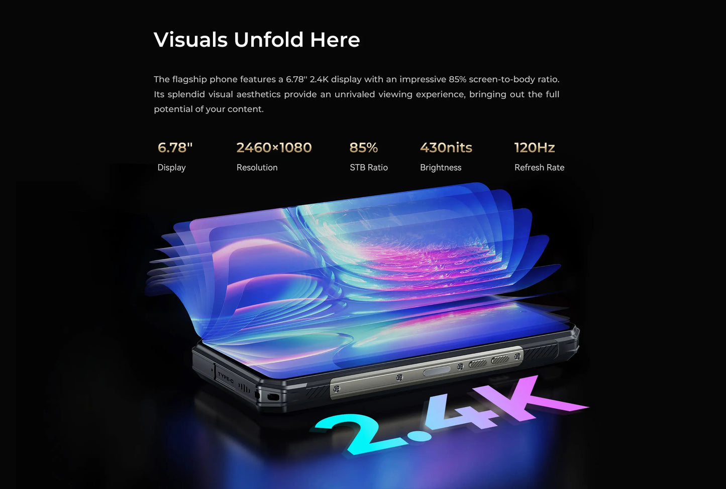 Oukitel WP30 Pro 120W 5G Rugged Smartphone android 13 12GB+512GB 11000 mAh 6.78" FHD+ Mobile Phone 108MP Cell Phone Global