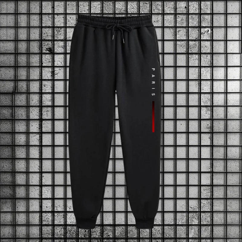 2025 New Zipper Hoodies Sweatpants Streetwear Tracksuit Autumn Winter Sporty Outfits Paris Fashion Print Mens Casual 2 Piece Set