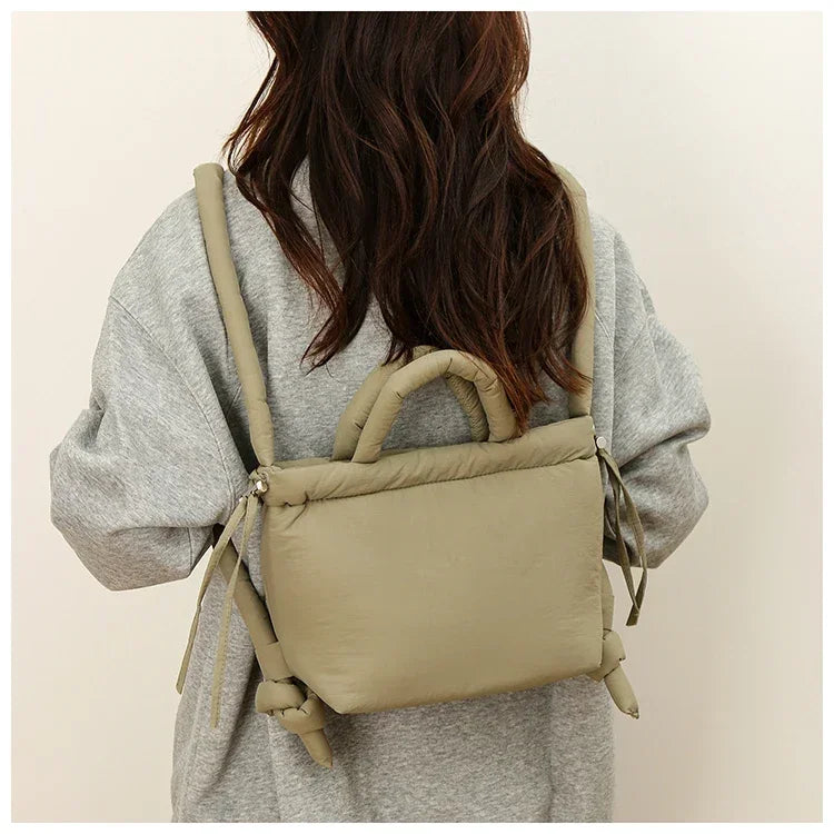 Super Cool Simple Versatile Handbags for Women 2025 Casual Hot Sale Colorful Nylon Small Square Shoulder and Crossbody Bags