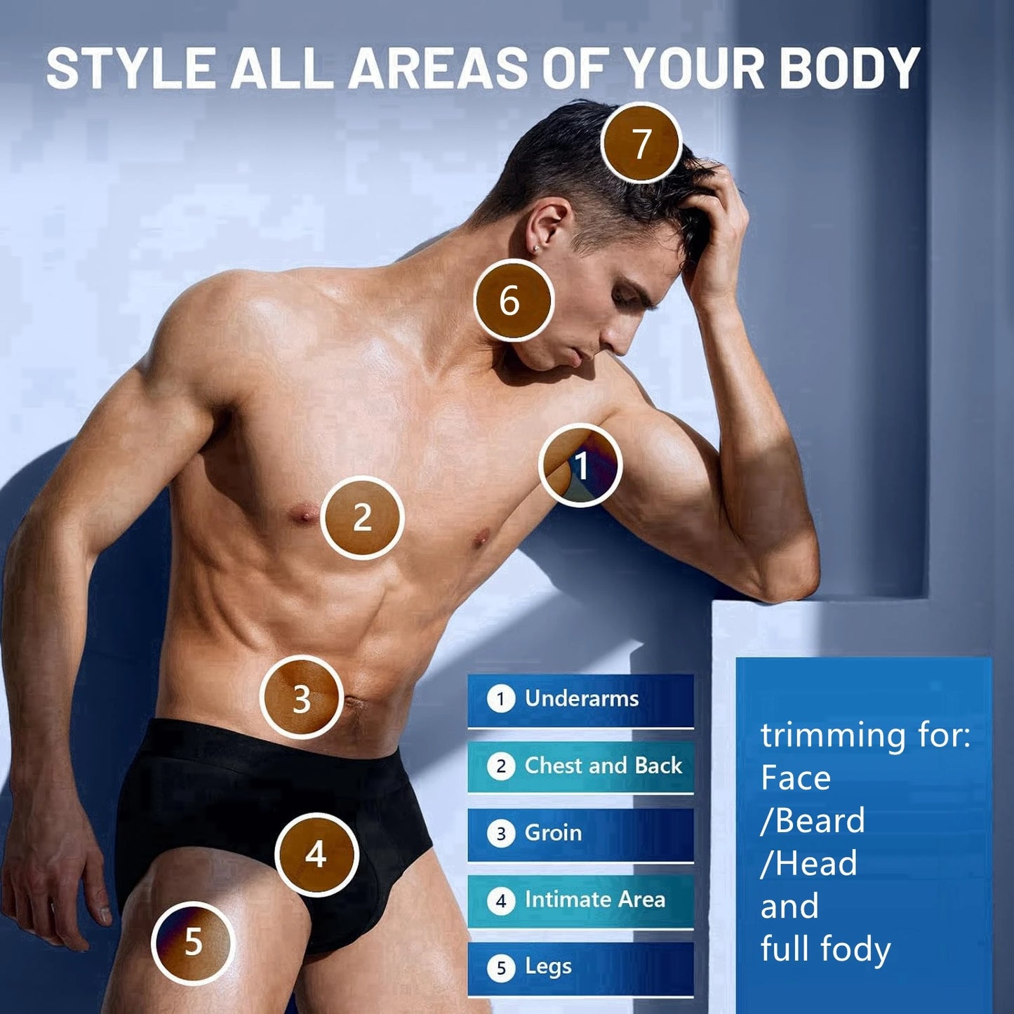 VGR Professional Hair Clipper Barber Waterproof Hair Cutting Machine Beard Hair Trimmer Three-speed Adjust Haircut For Men V-695