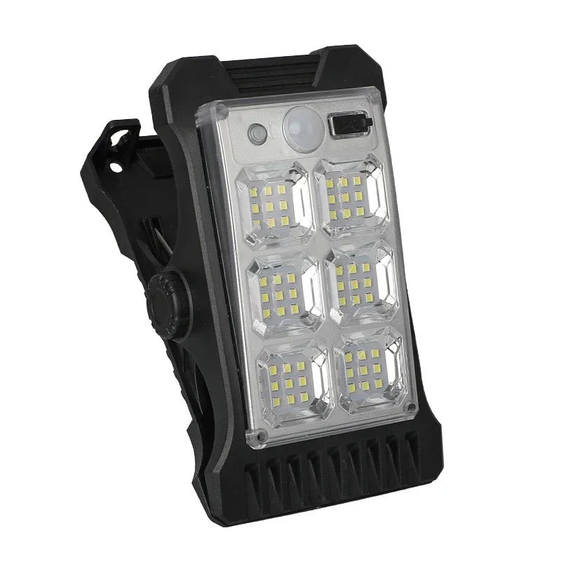 9900LM Solar Garden Outdoor Lights Clip Light Motion Sensor Waterproof Camping Lamp Rechargeable for Landscape Garden Decoration