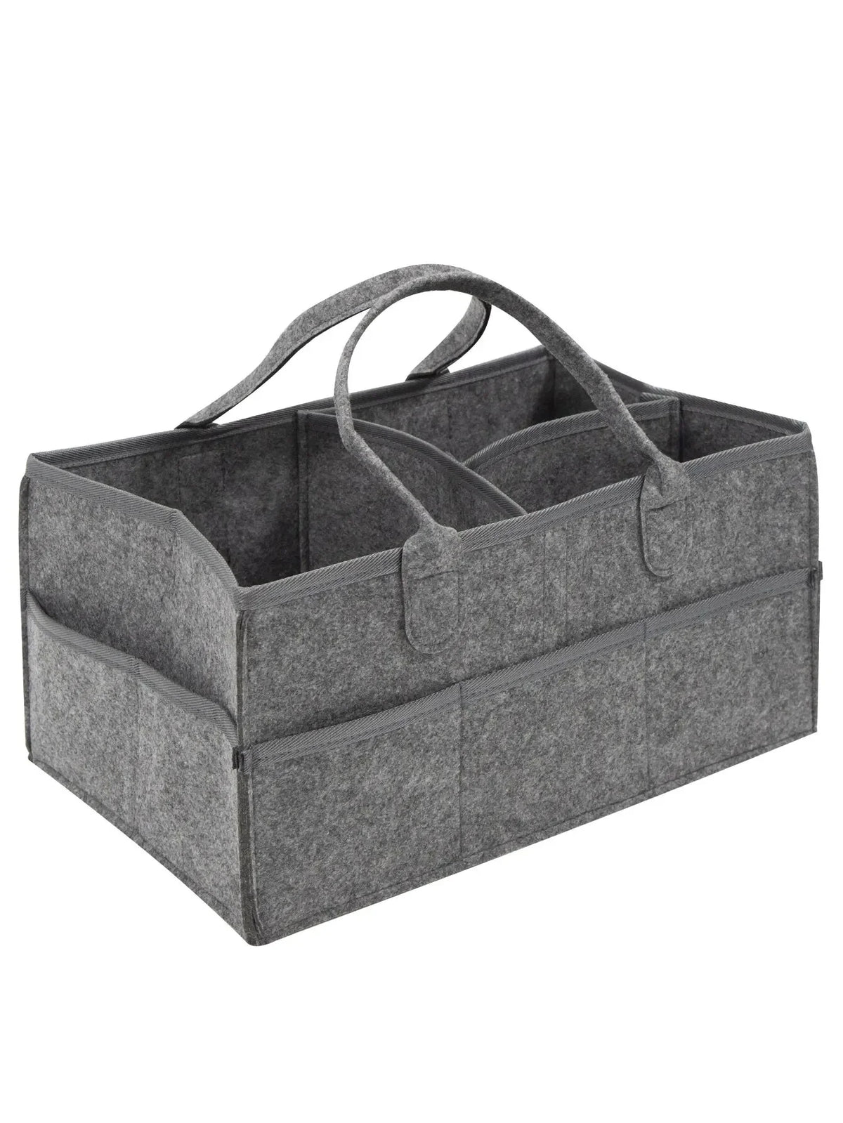 Baby Stroller Organizer - Foldable Mommy Tote Bag & Diaper Storage Hanging Basket | Portable & Thicken Design for Easy Access