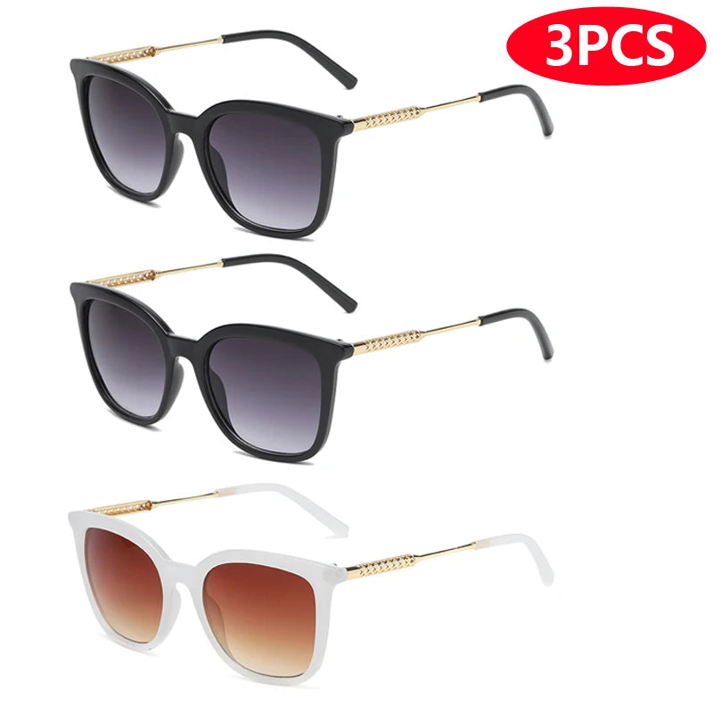 Classic Square Sunglasses Women Men Vintage Brand Sun Glasses Alloy Frame Retro Trend Fashion Style Shades Oculos de sol