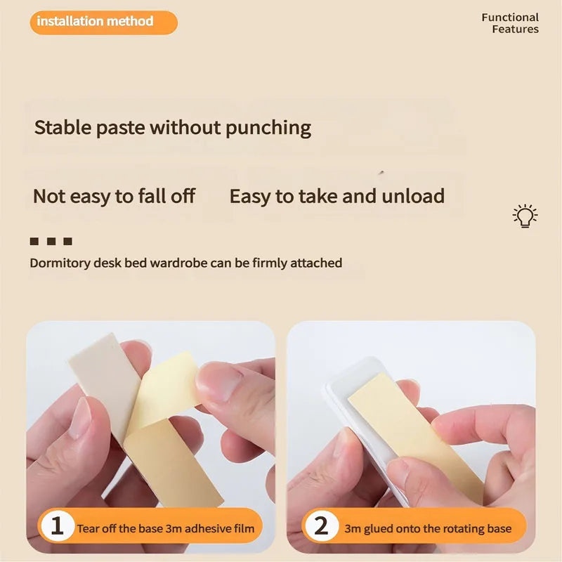 Touch Table Lamp Magnetic Desk Lamp Bulit-in 2500mAh Battery for Reading Cabinet Mirror Bedside Rechargeable Night Lights