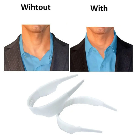 Adjustable Shirt Collar Support Shaper Collar Stays Collar Stays Bundle Kit Shirt Anti-roll Fixed Shaper Slick