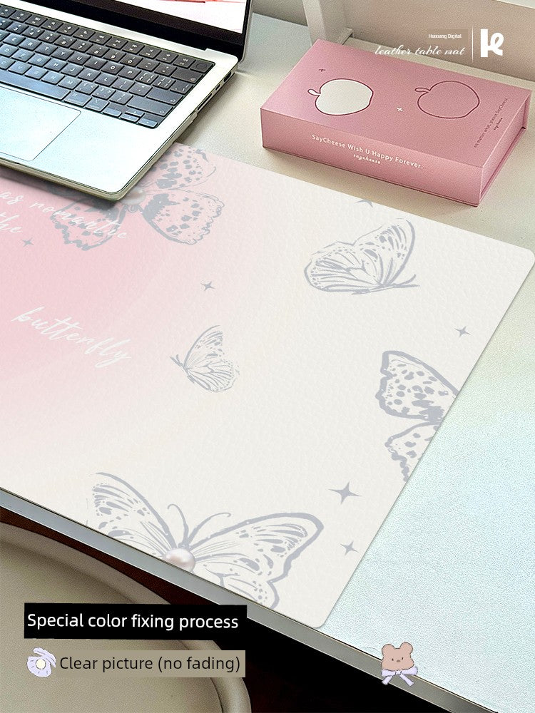 Cut Out Butterfly Mouse Pad Oversized Girl Good-looking Office Desk Mat Computer Keyboard Mat Classy Mouse Pad