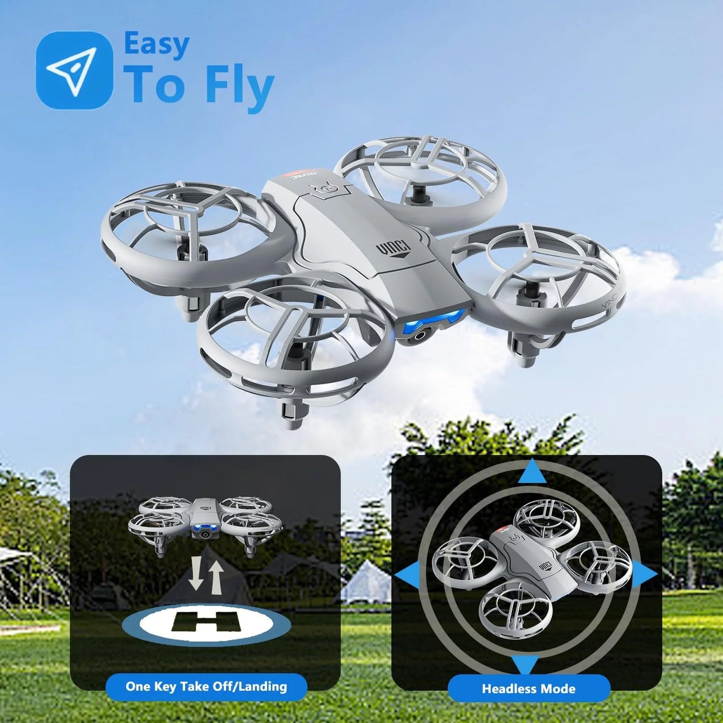 V8 Mini Drone 4K Profession HD Wide Angle Camera WiFi FPV RC Dron Height Keep Helicopter Foldable Quadcopter UAV Toys Gift