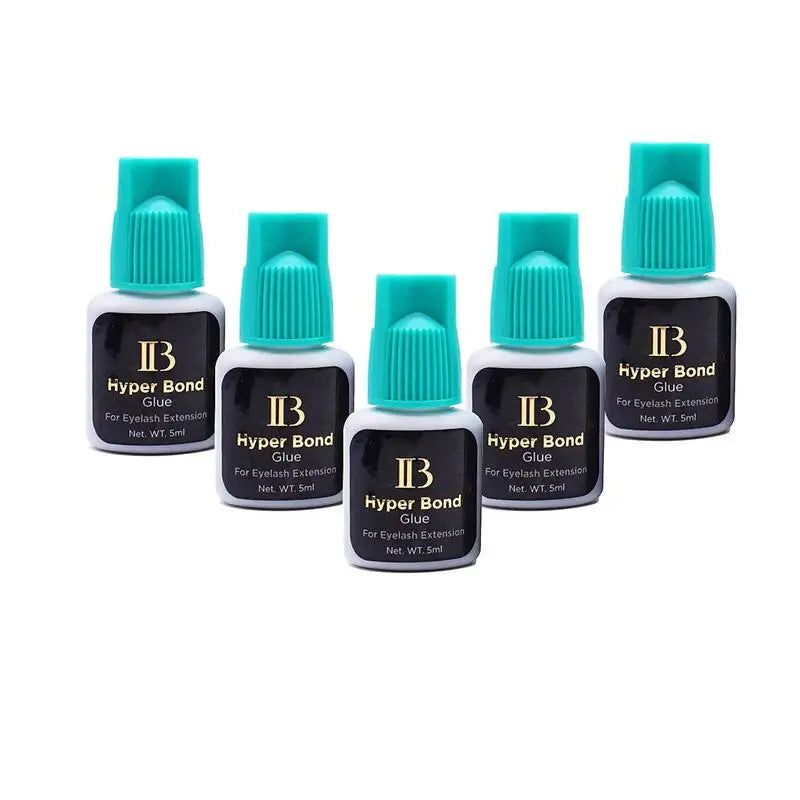 2/5/10Pcs Ibeauty Hyper Bond Individual Cyan Cap 5ml Quick Drying 6 Weeks Lasting Strong Lashes Adhesive From Korea Makeup Tool