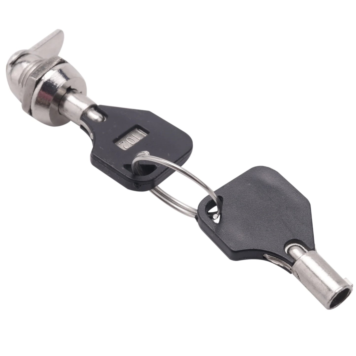 SAF  Cabinet Door Quarter Turn Security Tubular Cam Lock w Keys