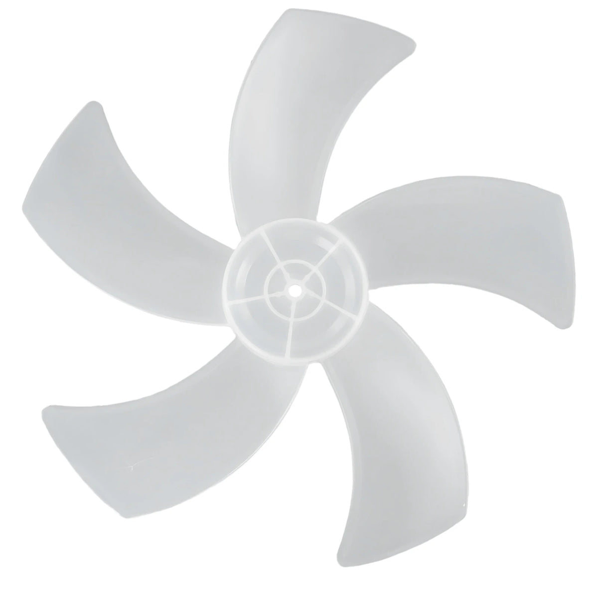 Replacement Fan Blade for 16 Inch Household Stand or Desk Fans 5 Leaves Plastic Blade with Nut Cover Offering Use