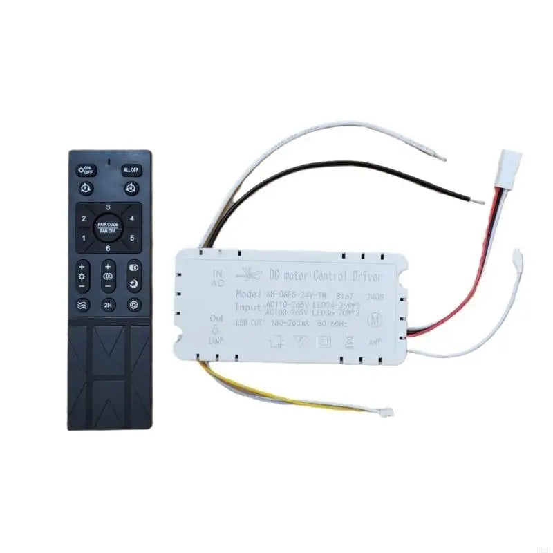 F92F Fashion Ceiling Fan Light Controller with Wireless Remote for Modern Homes