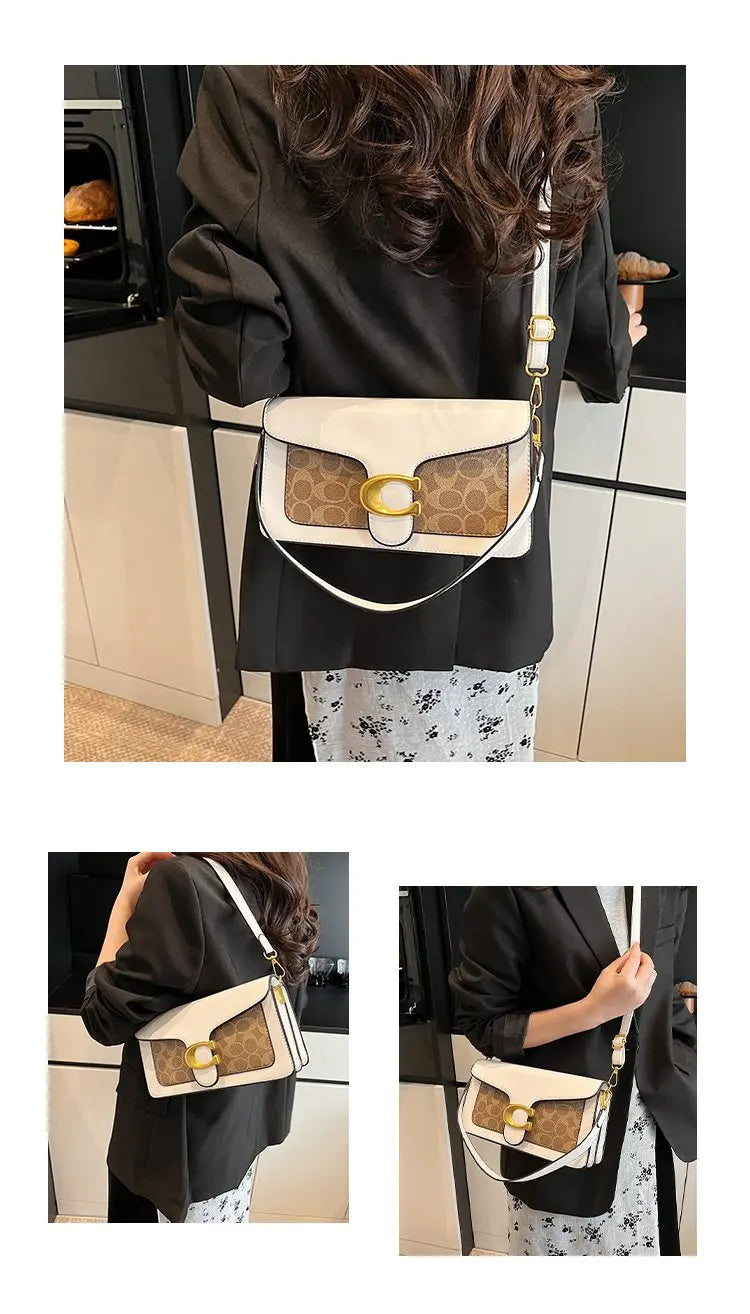 2026 Luxury Designer Diaper Bag: Large Capacity Vintage Leather Tote For Women, Elegant Classic Trendy Handbag With Paris Logo