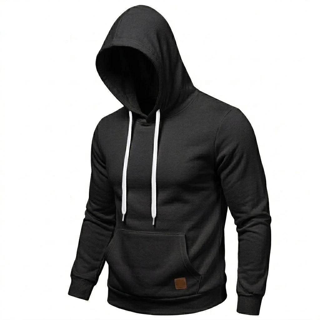 New Casual Men's Hoodie Drawstring Hoodies Male Sweatshirt Long Sleeve Coats Outdoor Streetwear Lightweight Gym Man Pullover