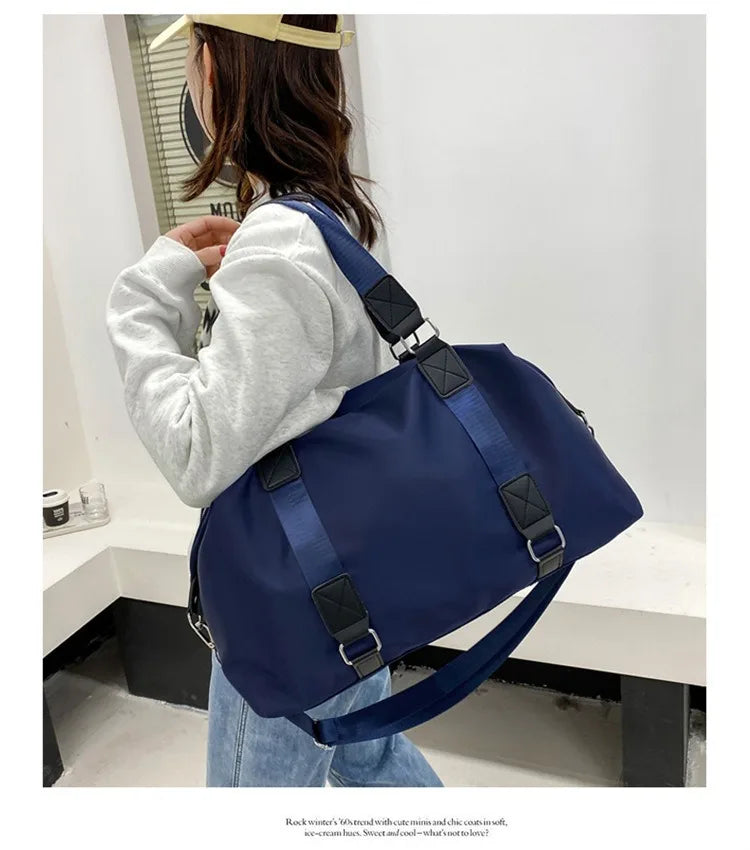 Large Gym Bag with Wet Dry Compartment | Sport Duffel for Women Men | Travel Tote