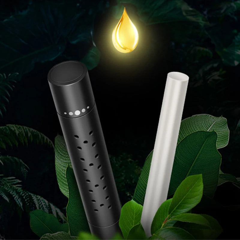 Car Fragrance Custom Vent Clip Cylindrical Essential Oil Car Diffuser Vent Clip with Refill Sticks for Auto Office Kitchen