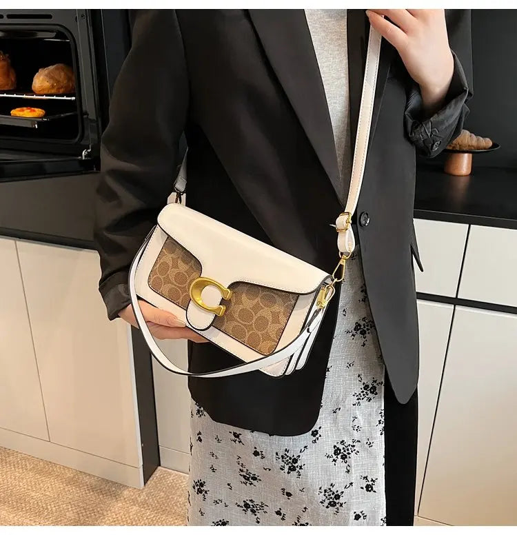 2026 Luxury Designer Diaper Bag: Large Capacity Vintage Leather Tote For Women, Elegant Classic Trendy Handbag With Paris Logo