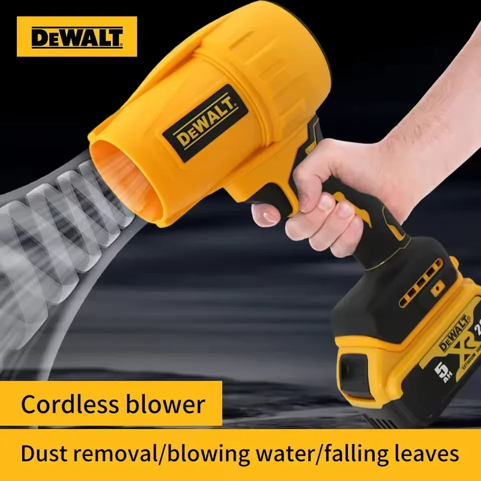 Dewalt  Brush Air Hair Dryer Wireless Turbo Fan Handheld Violent Fan Dryer 20V Rechargeable Dust Removal Tool