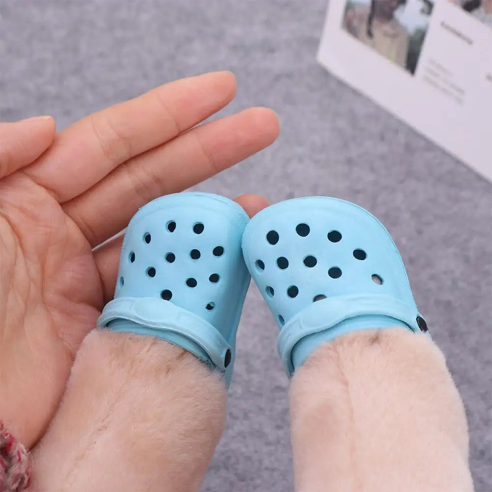 1 Pair Dog Accessories Non-slip Pet Sandals Soft-soled Comfortable Dog Hole Shoe Wear-resistant EVA Dog Rain Boots for Cats