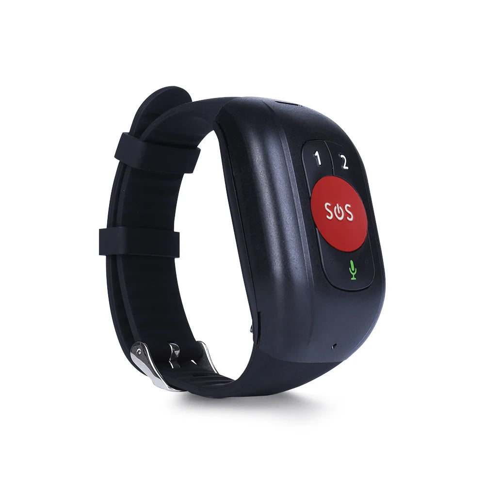 NEW Elderly GPS Tracker 4G SIM SOS Button Wristband GPS Emergency Alarm IP67 Waterproof GPS TrackingHeart Rate Blood Pressure