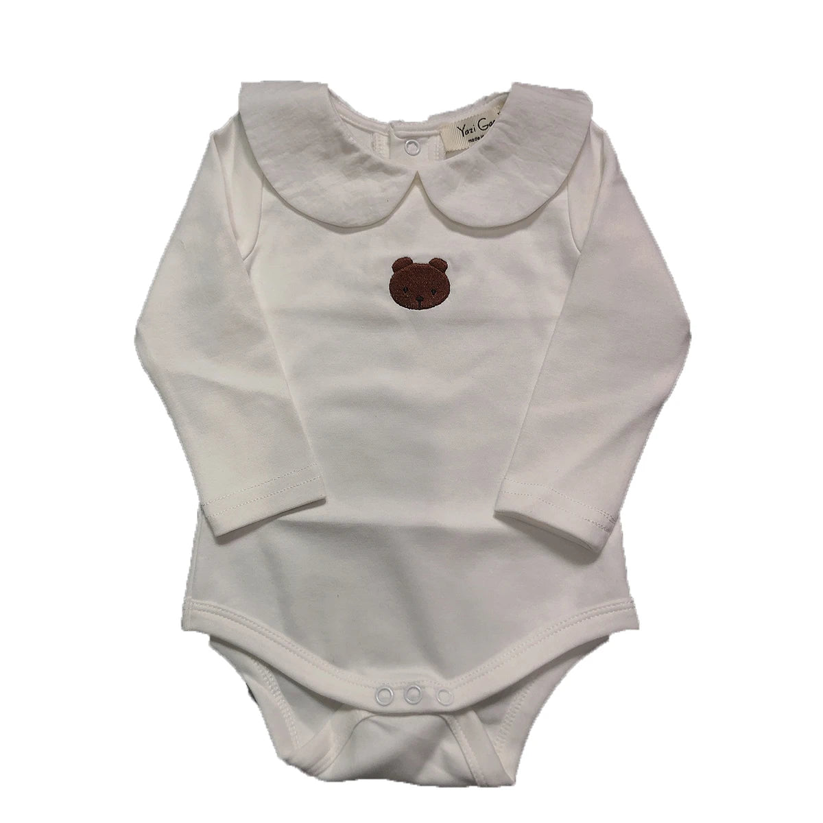 Summer Baby Set Long-sleeved Romper Top Shorts Pure Handmade Embroidered Cartoon Animals High-quality Fabric Physical Texture