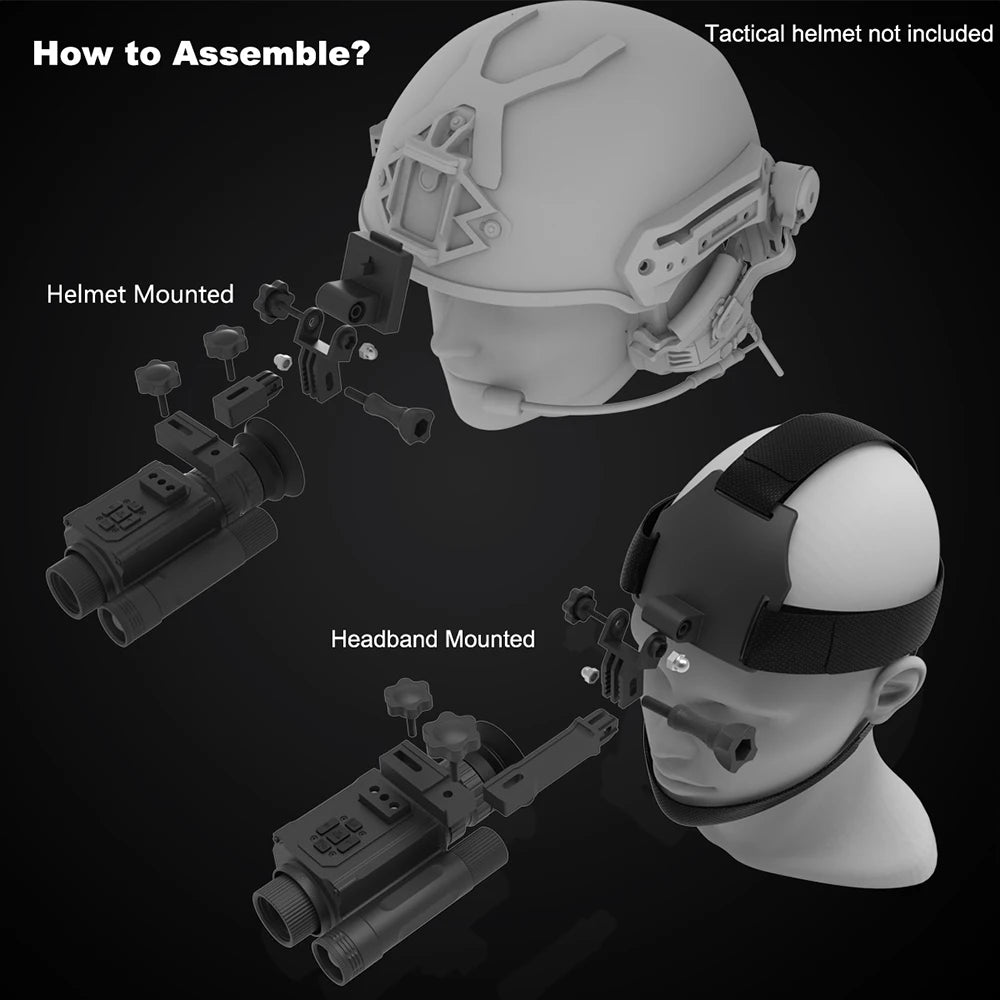 NVG Night Vision Goggle Multi-purpose IR Device for Outdoor Hiking Hunting Fishing Rescue Photo Video Camera With Helmet Adapter
