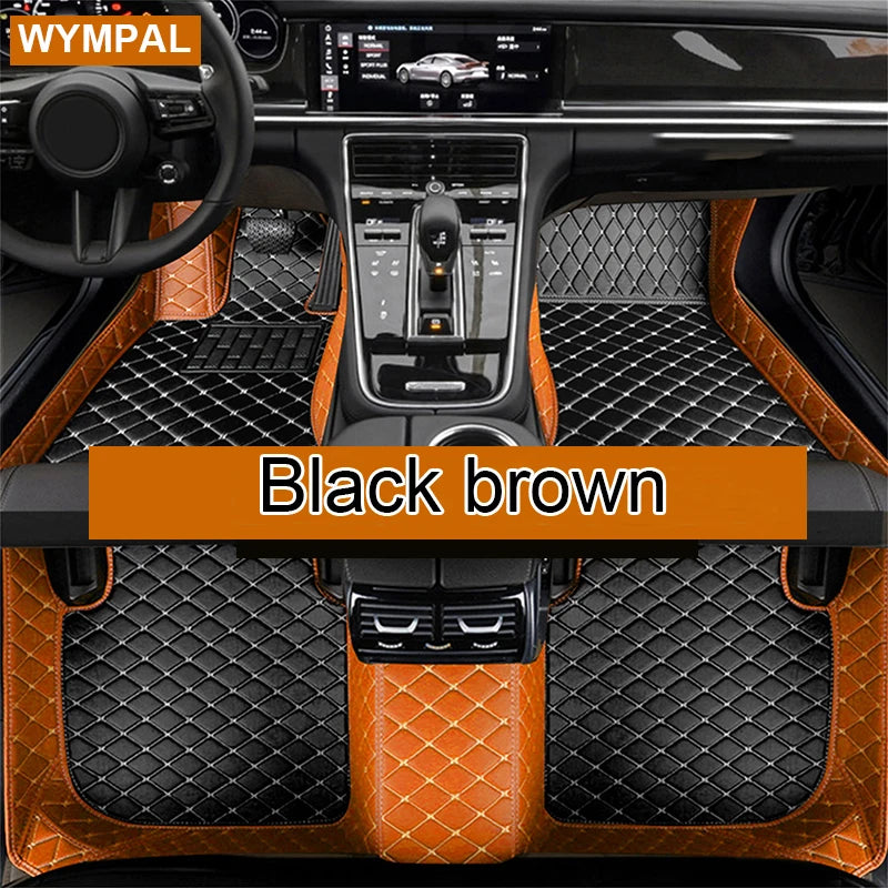 Car Floor Mats For VW Golf 4 MK4 1998 1999 2000 2001 2002 2003 car Accessories Leather Carpets Rugs Foot Pads