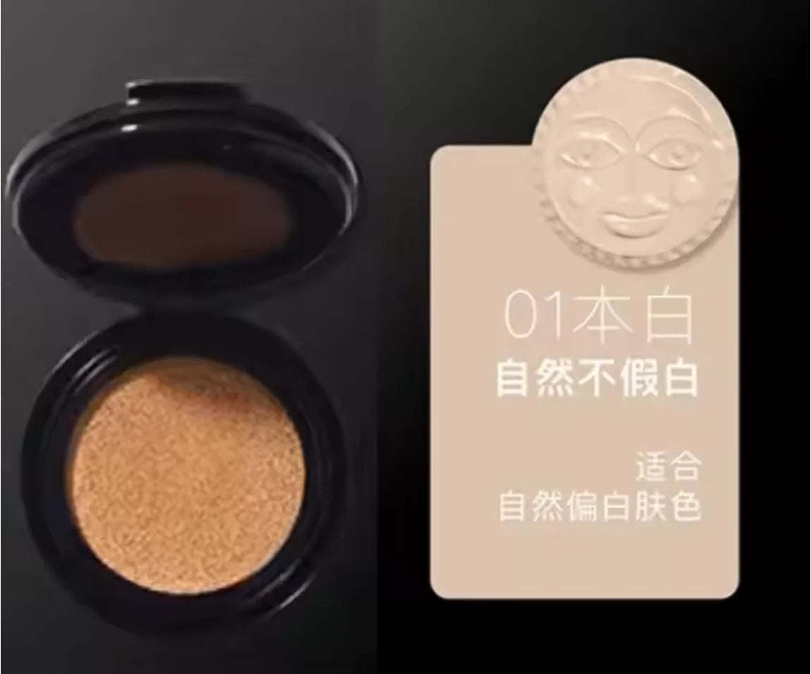 Girlcult Shimmer Air Cushion Oily Skin Liquid Foundation Light thin fit concealer Air Cushion Foundation Makeup Cosmetics
