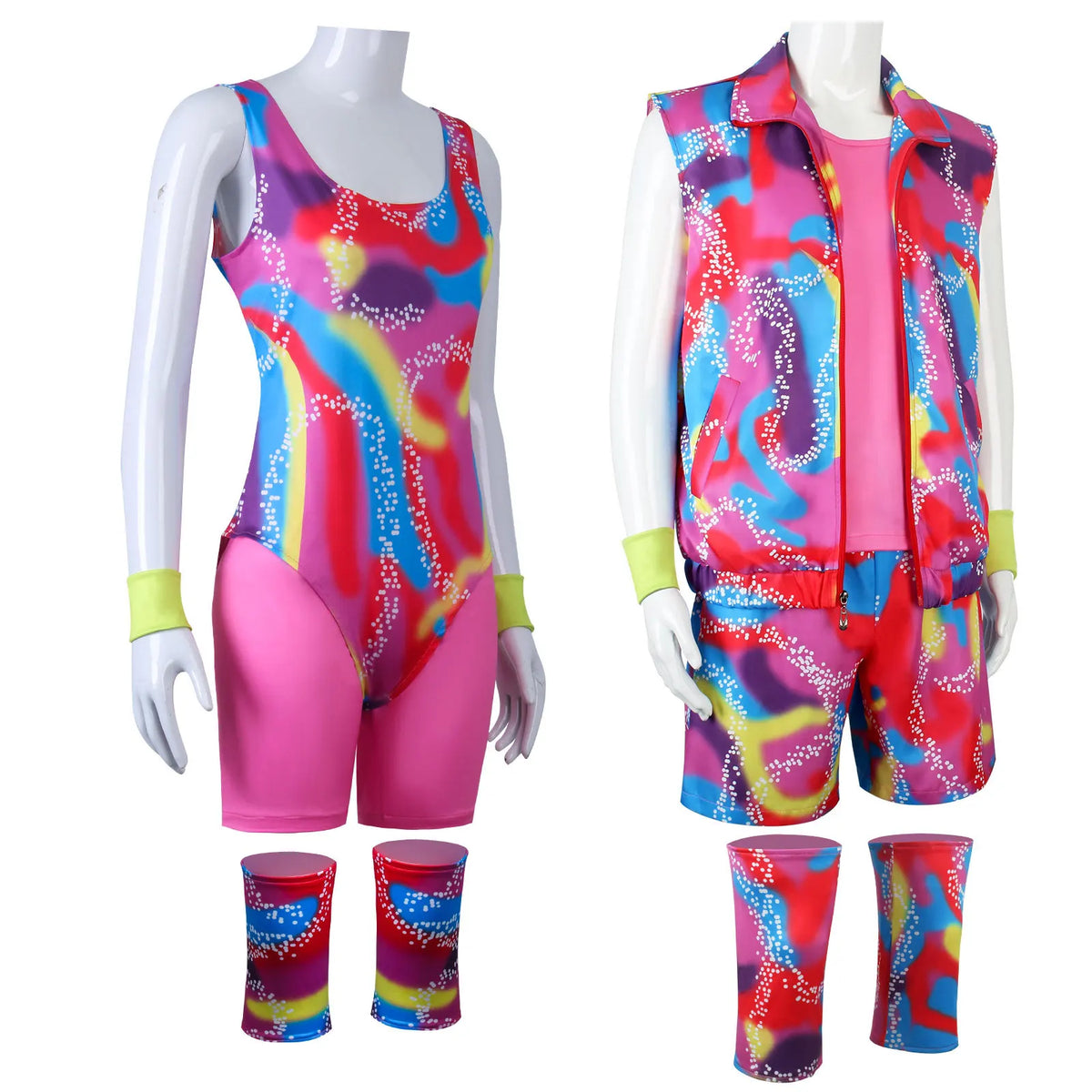 80s Workout Costume for Halloween Cosplay 80s 90s Workout Outfit Party Clothing for Adult Mens Include Hat Top Shirt Short