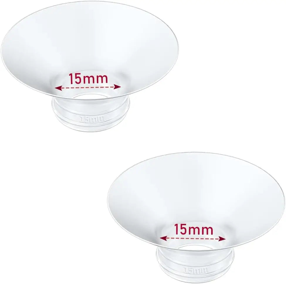 Flange Insert Compatible with Momcozy/Spectra/Medela/Elvie/NCVI/TSRETE/eufy/Lansinoh/XIMYRA Breast Pump 24mm Shields/Flanges