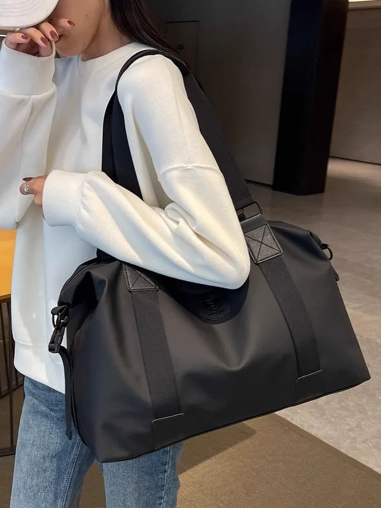 Travel bag Women's short-distance lightweight large-capacity duffel bag Men's business travel handbag Sports fitness backpack