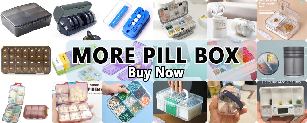 New Travel convenient medicine Pill Box pills dispenser pill Organizer Tablet Pillbox Case Container Drug Divider Drug Boxes