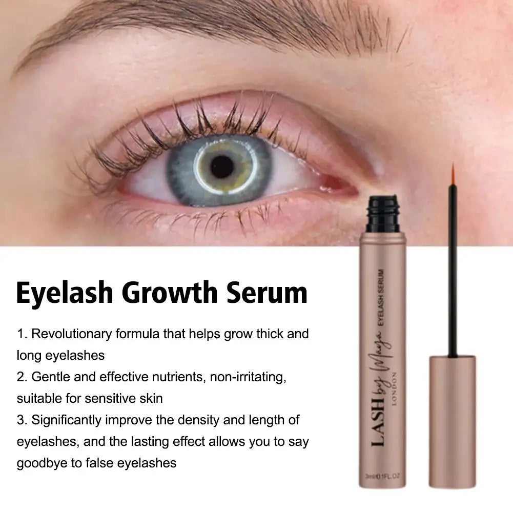 Lash Eyelash Growth Serum Extra Volume Waterproof Black Mascara Fuller Thicker Curling Ultra Fine Lashes Mascara Eyes Makeup