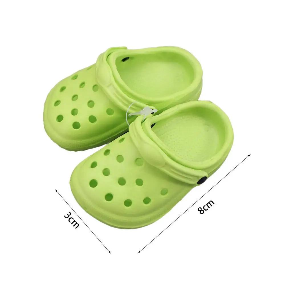 1 Pair Dog Accessories Non-slip Pet Sandals Soft-soled Comfortable Dog Hole Shoe Wear-resistant EVA Dog Rain Boots for Cats