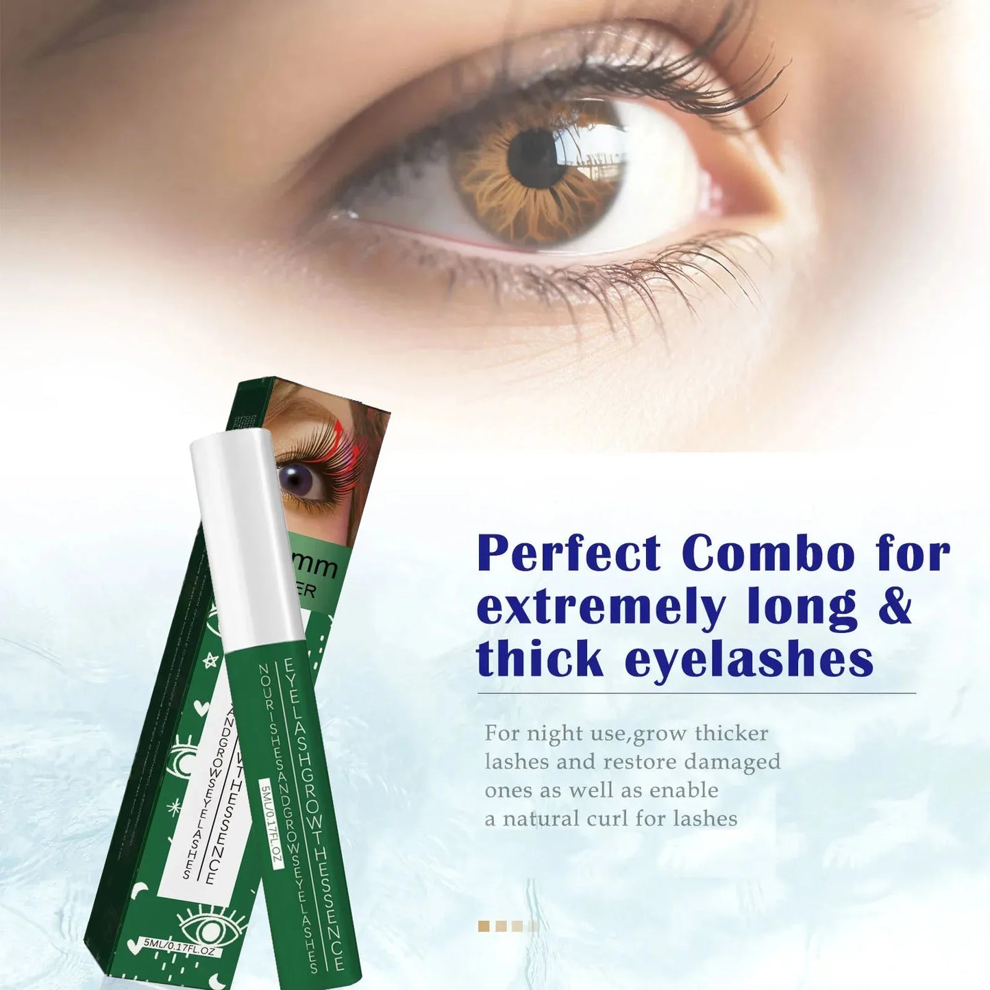 Eyelash Fast Growth Serum Thicker Lashes Natural Curling Treatment Lengthening Lash Powerful Makeup Lash Lifting Care Products