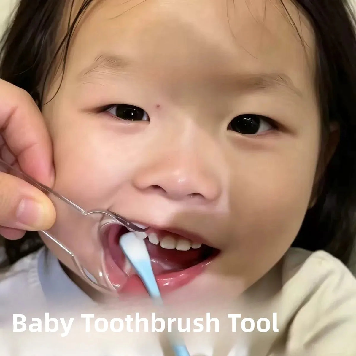 Baby Toothbrushing Tool Child Oral Opening Device Assisted Cleaning Small Device for Teeth Dirt Cleaning Home Daily Use