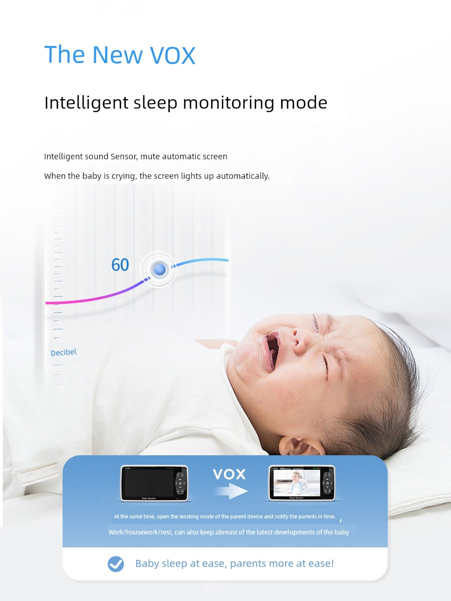 Smart For Home Baby Child Sleeping Monitor