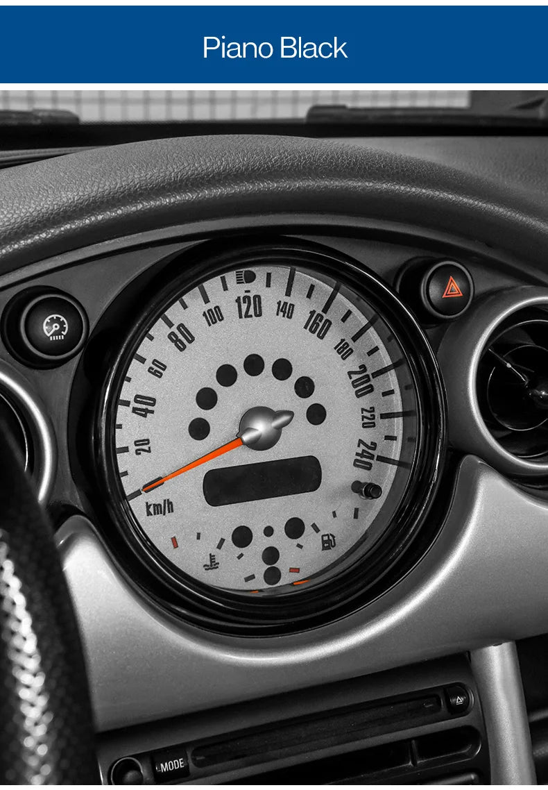 Speedometer Trim Ring Cover Decoration Sticker for Mini Cooper R50 R52 R53 2001 2002 2003 2004 2005 2006 Styling Car Accessories